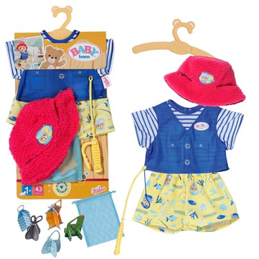 BABY born Teddy Angler-Outfit mit mit Angelrute für 43 cm Puppen und Teddy, 835982 Zapf Creation im Sale